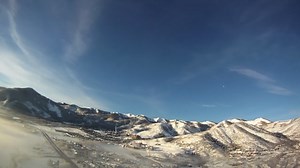 RC Plane Aerial Footage Over Foggy Landscape