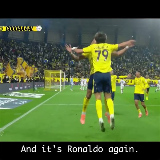 Missed Hat Trick but 40 year old Ronaldo leads Al Nassr to 10th win in a row ⭐️ #shorts #cr7