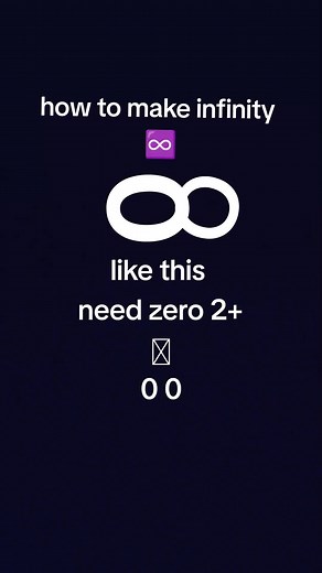Cómo crear el símbolo de infinito en texto