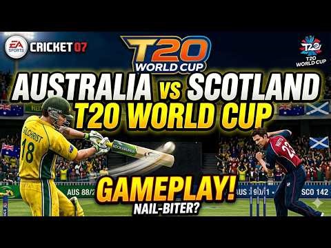 T20 WORLD CUP | CRICKET 07 | EA SPORTS | AUSTRALIA VS SCOTLAND