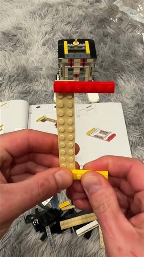 Built this LEGO tuxedo cat today 🐈‍⬛ #lego #legocat #tuxedocat #legobuild #legolife #legofan