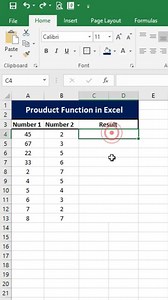 "Master the PRODUCT Function in Excel | Easy Excel Formula" | "Excel PRODUCT Function | Multiply Mul