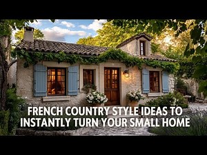 French Country Style Ideas to Instantly Turn Your Small Home into a Warm and Tidy Space