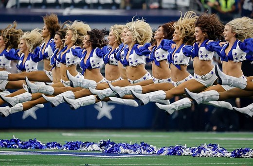Porristas de los Dallas Cowboys celebran 60 años