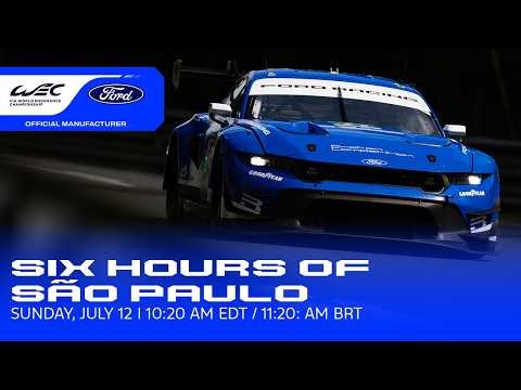 Ford Mustang GT3 Onboard Cam | 2026 FIA WEC 6 Hours of São Paulo | Ford Racing