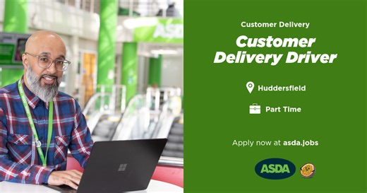 Asda Jobs | Vacancy: Customer Delivery Driver, Huddersfield