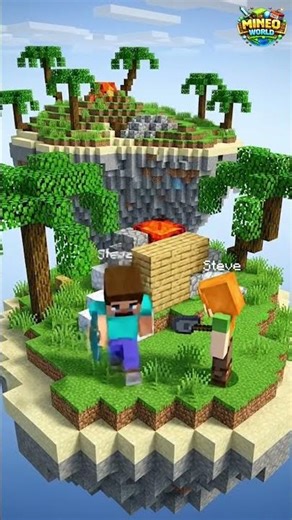 Minecraft Sky Volcano Resort Build! | #resort