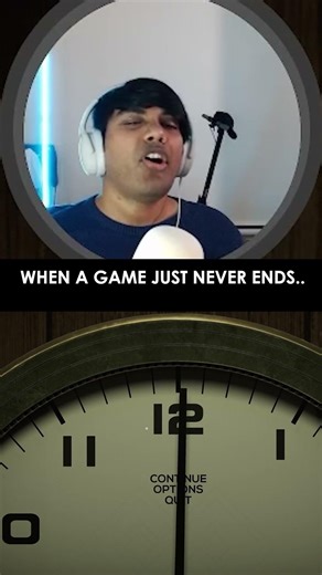 The game that refuses to finish #gaming #unhinged