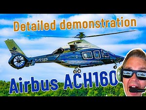 Airbus ACH160 Helicopter full flight with detailed cockpit tour