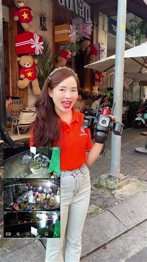 This 1 Yoosee F56JD camera is equivalent to 3 cameras, monitoring all positions around the house