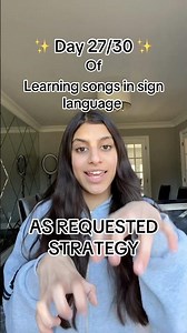 DAY 27 OF LEARNING SONGS IN SIGN LANGUAGE!