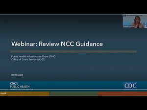 Public Health Infrastructure Grant (PHIG) Webinar: Review Non-Competing Continuation (NCC) Guidance