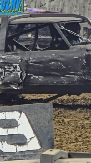 All 4 Him Racing on Instagram: "Driveshaft is a bit bent.... Limited Weld HEAT 7 Blizzard Bash Smash It Demolition Derby"