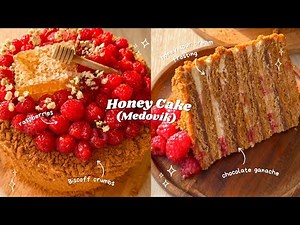 Honey Cake (Medovik) 🍯 bake with me