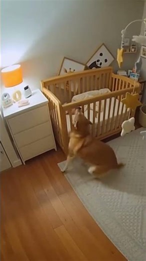 Baby Starts Crying as Doberman Battles Aggressive Dog#viral #trending #short