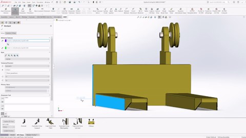 All my dimensioning disappears after I place them in MBD.
