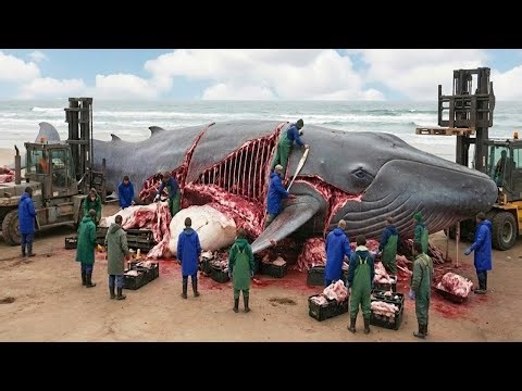 Survival hunting - Giant whales from the open sea – Fishermen earn $500,000 a day!