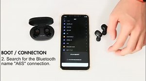 Original A6S TWS Earbuds for Xiaomi Xiao Mi Red MI Redmi Vivo Wireless Headphone Digital Display Battery Handsfree Built-In Mic