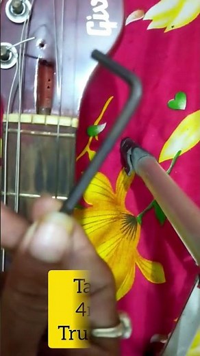 Guitar Truss Rod Adjusting Technique