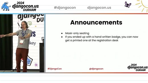 彼得·格兰德斯塔夫的DjangoCon US开幕致辞😎 | Peter Grandstaff带你走进2024开发者大会