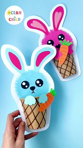 Easy Bunny Crafts Using a Paper Cup | DIY Spring Craft Ideas