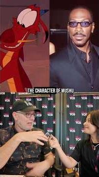 The voice of Mushu with creator Tom Bancroft #mushu #mulan #animation #eddiemurphy #disney