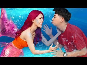 My Girlfriend Is A Mermaid | Funny Mermaid Love Story Movie And Unbelievable Situations By T-FUN