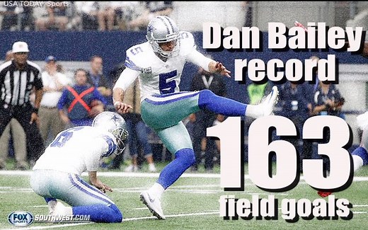Dan Bailey breaks #Cowboys record with his 163rd field goal in yesterday's win! | FanDuel Sports Network Southwest