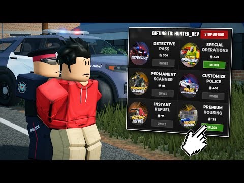 Bribing ERLC police with FREE gamepasses