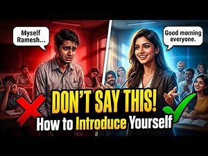 How to introduce yourself in school or college | With Examples