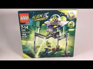 LEGO Alien Conquest Tripod Invader 7051 REVIEW