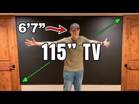 Upgrading to a 115" MicroLED TV in our Master Bedroom -AWALL COB MicroLED Display