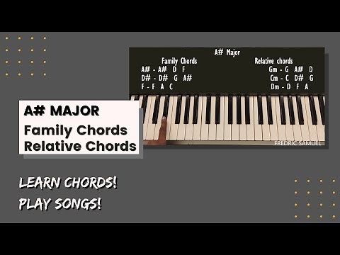 A Sharp Major (A#) Family Chords & Relative Chords | Improve your Chords playing skills