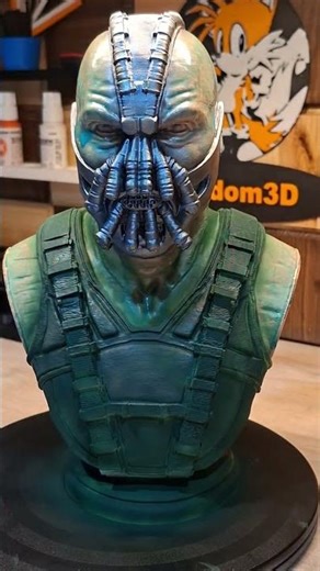 Bringing Bane to Life – Epic 3D Print Painting Timelapse!