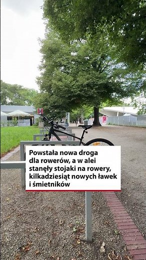 Jasne Błonia w Szczecinie. Główna aleja parkowa w nowej odsłonie