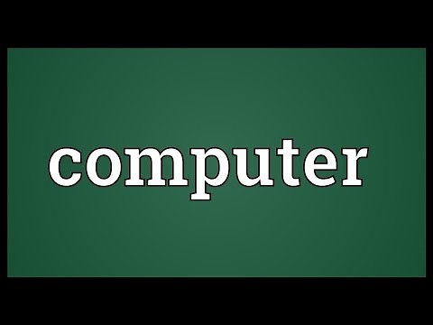 Computer Meaning