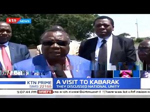 Francis Atwoli and Eugene Wamalwa paid a courtesy call to former president Daniel Arap Moi