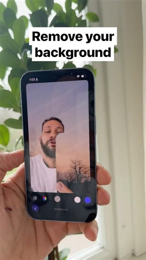 Remove your background without a green screen (iPhone)