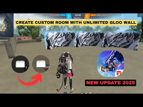 How To Create Custom Room With Unlimited Gloo Wall In Free Fire (2025) | Unlimited Gloo Wall Custom