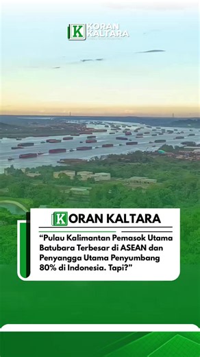 Pulau Kalimantan masih menjadi pusat produksi batu bara nasional dengan kontribusi sekitar 82 persen dari total produksi Indonesia. Pada 2024, produksi batu bara nasional mencapai sekitar 836 juta ton dan sekitar 687 juta ton di antaranya berasal dari Kalimantan. Produksi terbesar berasal dari lima provinsi, yakni Kalimantan Timur, Kalimantan Selatan, Kalimantan Tengah, Kalimantan Utara, dan Kalimantan Barat. Selain memenuhi kebutuhan energi dalam negeri, batu bara dari Kalimantan juga menjadi k