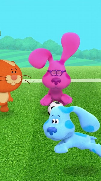 Play Soccer with Blue & Josh! ⚽️ #shorts