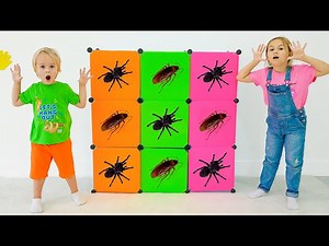 Chris develops imagination with mysterious boxes - Videos For Kids