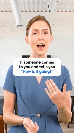 How to reply to "How is it going?" #learnenglish #fluentjoy #englishlesson #studyenglishonline #learnenglishonline #englishvocabulary #speakenglish #englishtips #englishpractice #englishlanguage #studyenglishabroad | FluentJoy