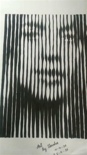 My first optical illusion drawing 😍 #art