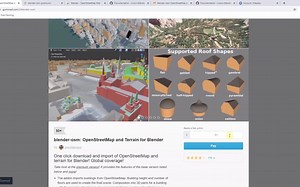 使用OSM插件导入谷歌地球地形到Blender教程