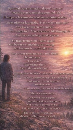 Why do we keep transforming spiritually?#SpiritualTransformation #SpiritualAwakening #SoulAlignment