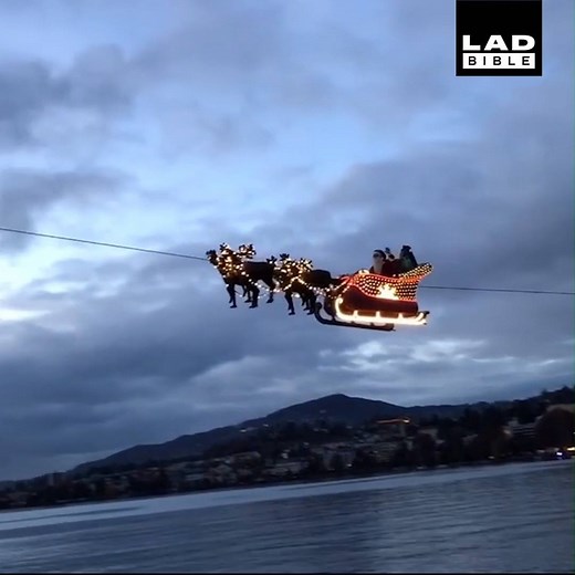 1.6M views · 19K reactions | 'Spotted Santa flying over Switzerland today'  | LADbible | Facebook