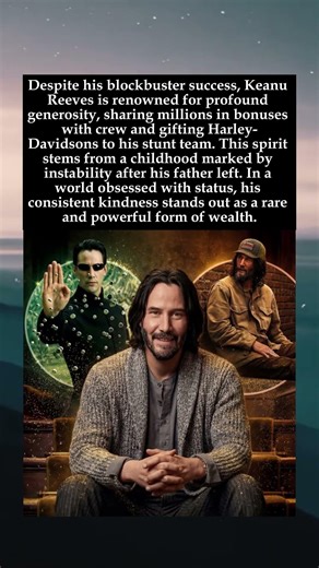 The Riches of Kindness: Keanu Reeves' Legacy of Generosity #KeanuReeves #Generosity #Kindness