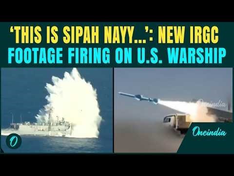 New IRGC Video of Warning Strike on U.S Warship: Last Message Before Attack; Hormuz Clash on Camera