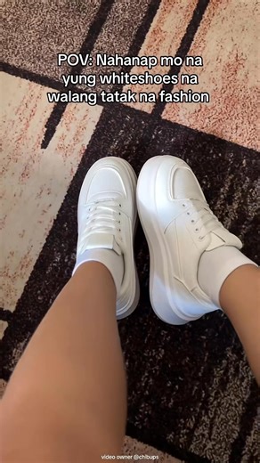 Wedge White Sneakers Shopee: https://s.shopee.ph/5AkCF8weIr Lazada: https://s.lazada.com.ph/s.FDx2h?cc | Add to Cart